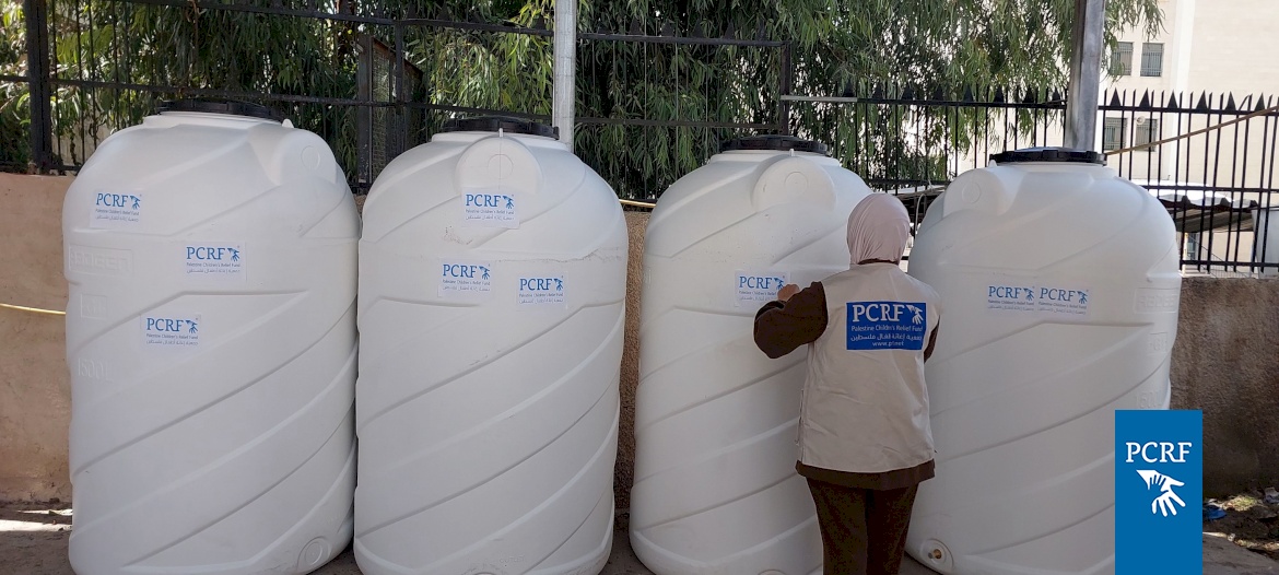  Delivering Vital Water Barrels to Jenin