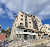 UKRAINE AND GAZA PCRF office destroyed in an air strike